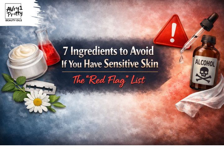7 Ingredients to Avoid If You Have Sensitive Skin The "Red Flag" List - Avry1 Pretty Beauty Oils