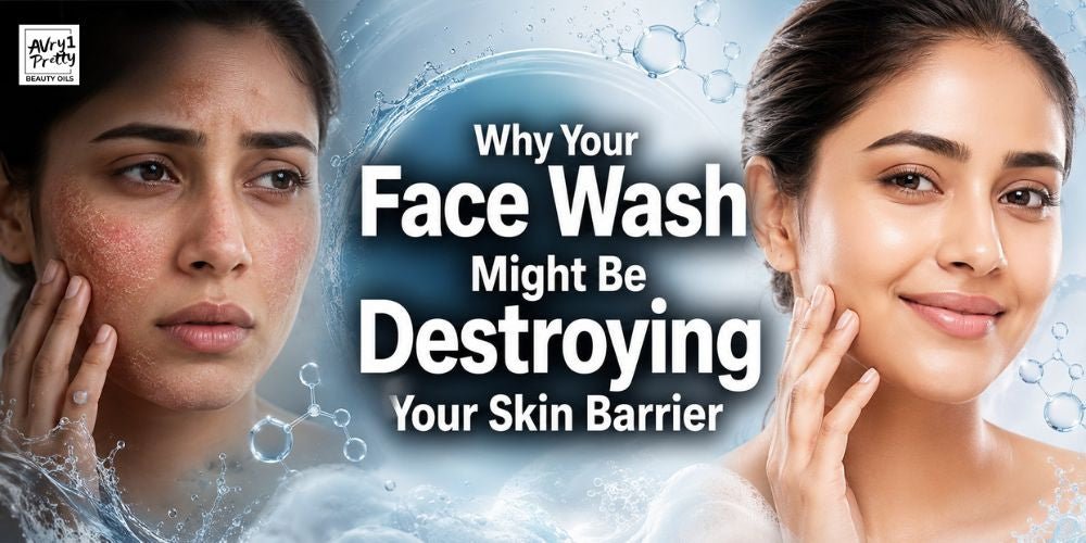 Why Your Face Wash Might Be Destroying Your Skin Barrier - Avry1 Pretty Beauty Oils